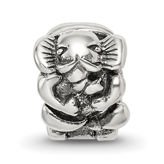Sterling Silver Reflections Kids Elephant Clip Bead
