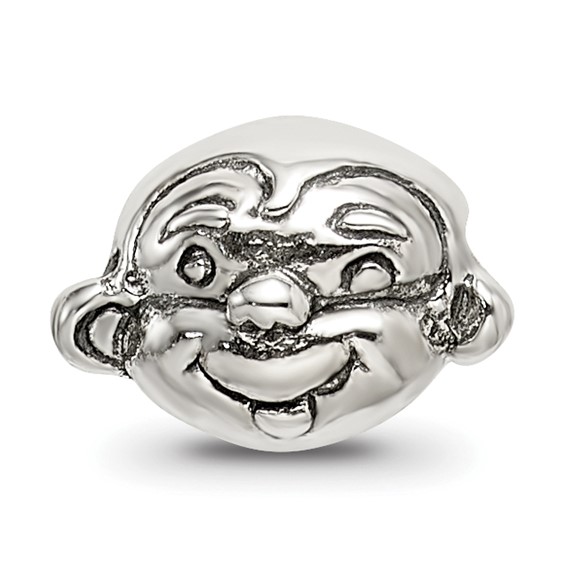 Sterling Silver Reflections Kids Monkey Bead