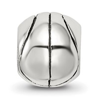 Sterling Silver Reflections Basketball Bead view 3