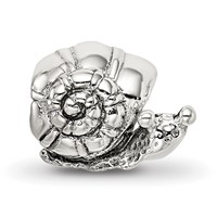 Sterling Silver Reflections Kids Snail Bead view 3