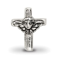 Sterling Silver Reflections Kids Angel Cross Bead view 3