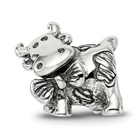 Sterling Silver Reflections Dairy Cow Bead view 3