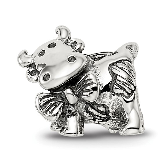 Sterling Silver Reflections Dairy Cow Bead