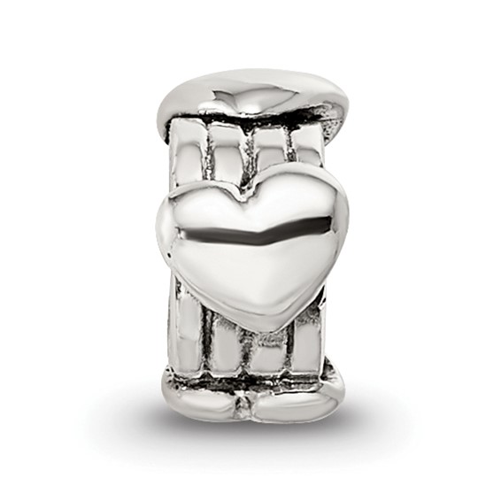 Sterling Silver Reflections Kids Hearts Bead