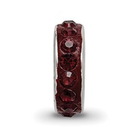 Sterling Silver Reflections June Single Row Preciosa Crystal Bead view 3