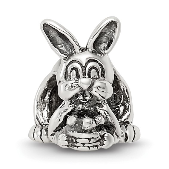 Sterling Silver Reflections Bunny with Basket Bead