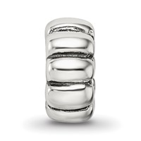Sterling Silver Reflections Scalloped Spacer Bead view 3
