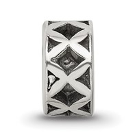Sterling Silver Reflections X Spacer Bead view 3