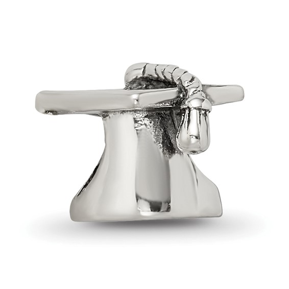 Sterling silver Reflections Graduation Cap Bead