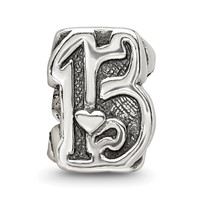 Sterling Silver Reflections Sweet 15 Bead view 3
