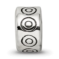 Sterling Silver Reflections Circles Bali Bead view 3