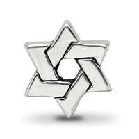 Sterling Silver Reflections Star of David Bead view 3