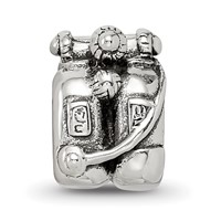 Sterling Silver Reflections Scuba Tanks Bead view 3