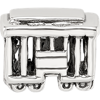 Sterling Silver Reflections Streetcar Bead view 4