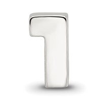 Sterling Silver Reflections Number 1 Bead view 3