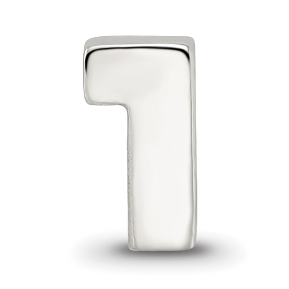 Sterling Silver Reflections Numeral Beads