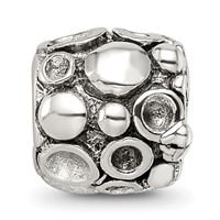 Sterling Silver Reflections Dots Bali Bead view 3