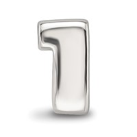 Sterling Silver Reflections Kids Number 1 Bead view 3