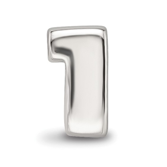 Sterling Silver Reflections Kids Number 1 Bead