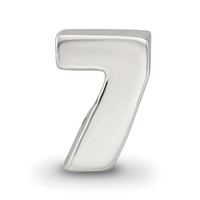 Sterling Silver Reflections Kids Number 7 Bead view 3
