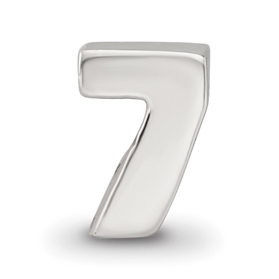 Sterling Silver Reflections Kids Number 7 Bead