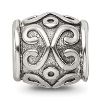 Sterling Silver Reflections Scroll Bali Bead view 3