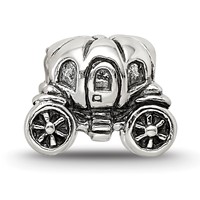 Sterling Silver Reflections Pumpkin Carriage Bead view 3