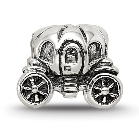 Sterling Silver Reflections Pumpkin Carriage Bead