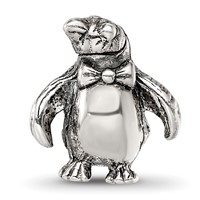 Sterling Silver Reflections Penguin Bead view 3