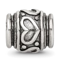 Sterling Silver Reflections Heart Bead view 3