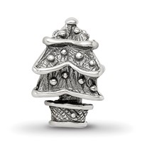 Sterling Silver Reflections Christmas Tree Bead view 3