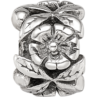 Sterling Silver Reflections Floral Bead view 4