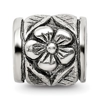 Sterling Silver Reflections Floral Bead view 3