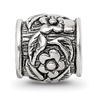 Sterling Silver Reflections Floral Bead view 3