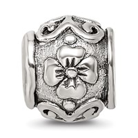 Sterling Silver Reflections Floral Bead view 3