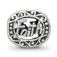 Sterling Silver Reflections Faith Bead view 3