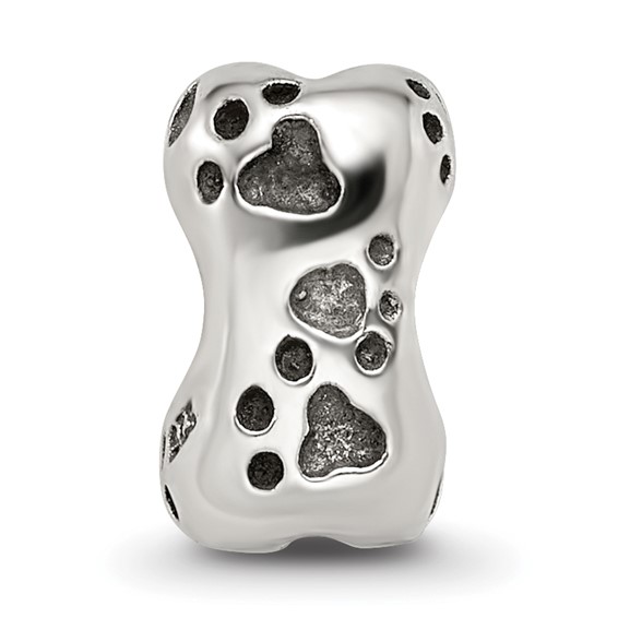 Sterling Silver Reflections Dog Bone Bead