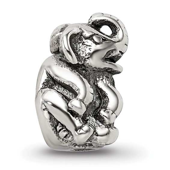 Sterling Silver Reflections Elephant Bead