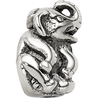 Sterling Silver Reflections Elephant Bead view 4