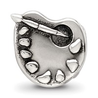 Sterling Silver Reflections Artists Palette Bead view 3