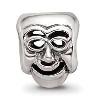 Sterling Silver Reflections Comedy Mask Bead view 3
