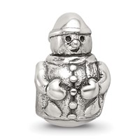 Sterling Silver Reflections Snowman Bead view 3