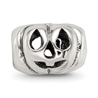 Sterling Silver Reflections Jack O Lantern Bead view 3
