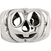 Sterling Silver Reflections Jack O Lantern Bead view 4