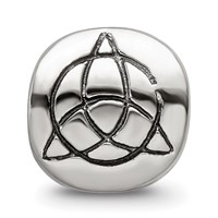 Sterling Silver Reflections Celtic Trinity Bead view 3