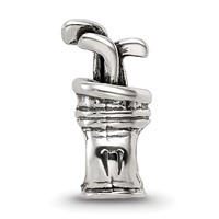 Sterling Silver Reflections Golf Bag Bead view 3