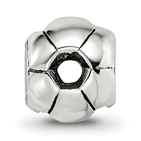 Sterling Silver Reflections Soccer Ball Bead