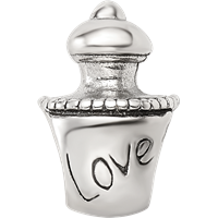Sterling Silver Reflections Love Perfume Bottle Bead view 4