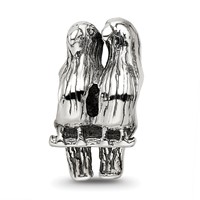 Sterling Silver Reflections Love Birds Bead view 3