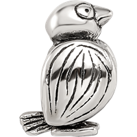 Sterling Silver Reflections Bird Bead view 4